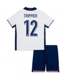 Inghilterra Kieran Trippier #12 Maglia Gara Casa Repliche Europei 2024 Bambino
